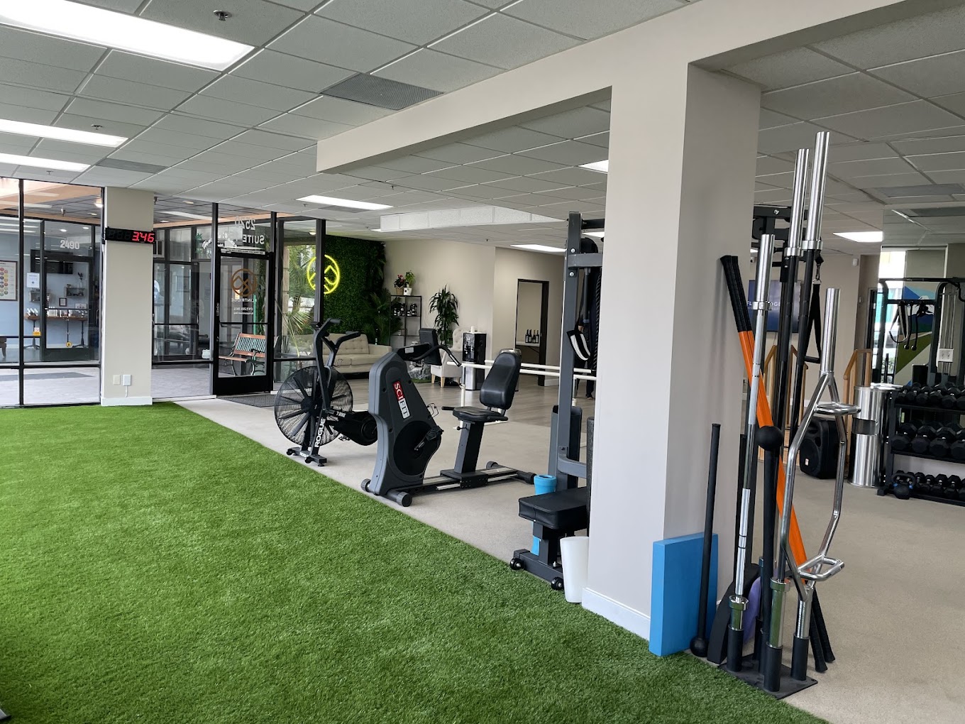 A view of some of our fitness equipment.