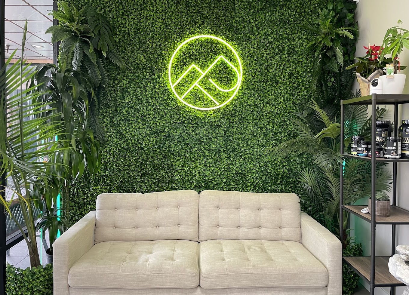 Our waiting room with refreshments.