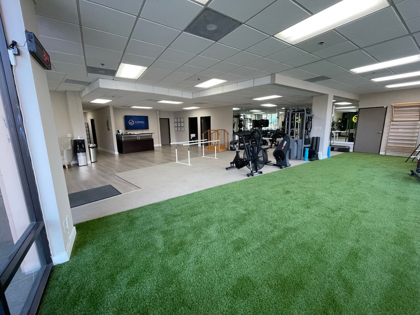 Alternate view of recovery center.